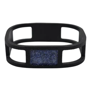 SIDE4 Bracelet – BasicPlus Edition in Matte Black (CarbonBlack) and Panel Blue(dadrkblue) – by DAD4DESIGN